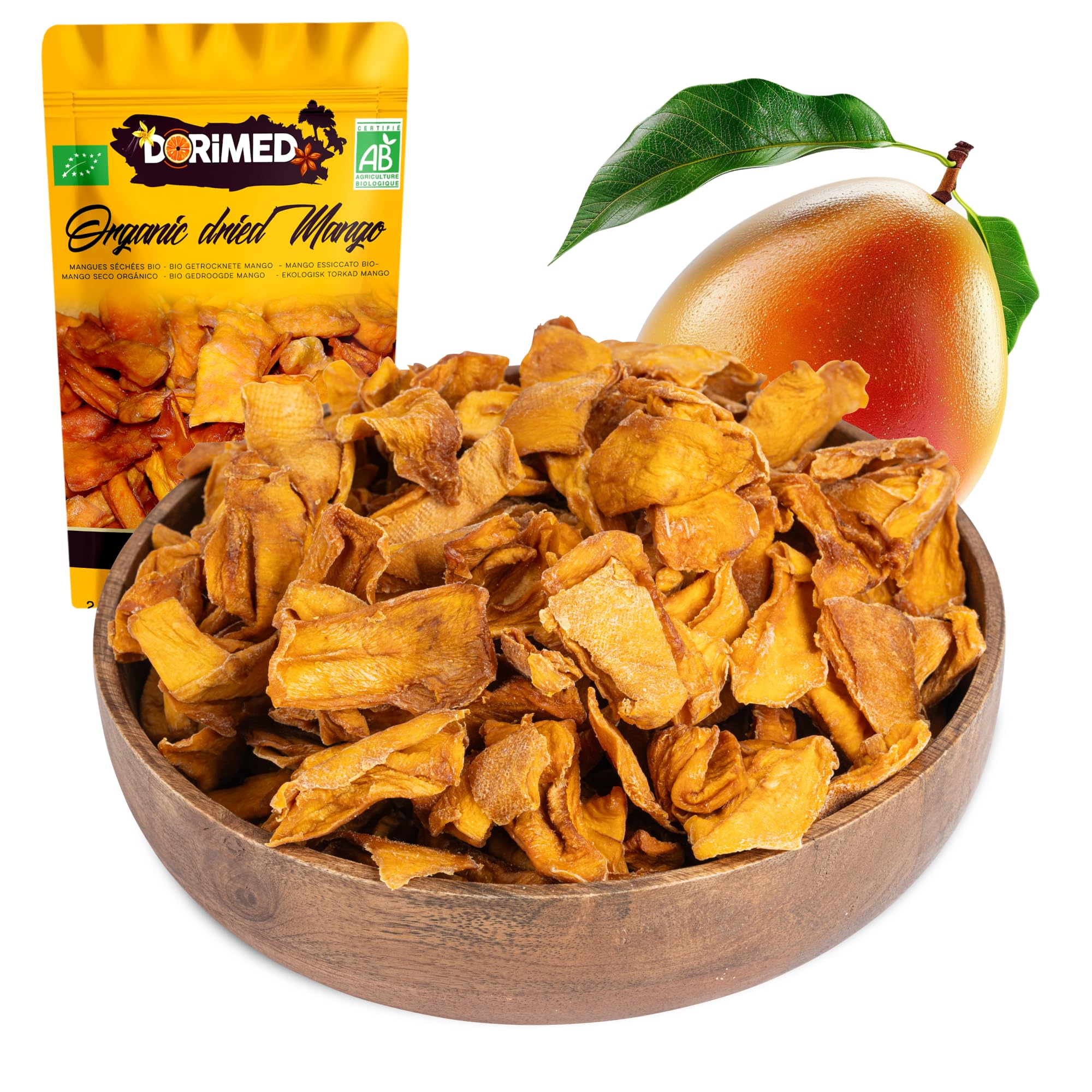 Dried Mangos – 1 Kg Natural Sugar-Free Non-GMO Snacks