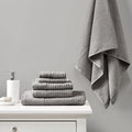 Madison Park Spa Waffle 100% Cotton 6-Piece Towel Set | 600 GSM