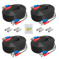 ANNKE 4-Pack 100ft BNC Video Power Cables for CCTV Security Cameras