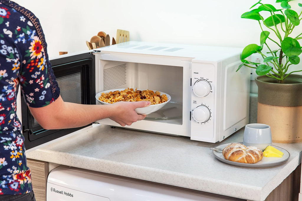 Russell Hobbs 17L Manual Microwave – 700W White Textures Design RHM1725