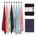 Snug Rug Microfibre Beach Towel – Large 80x160cm Sand Proof Eclipse Blue
