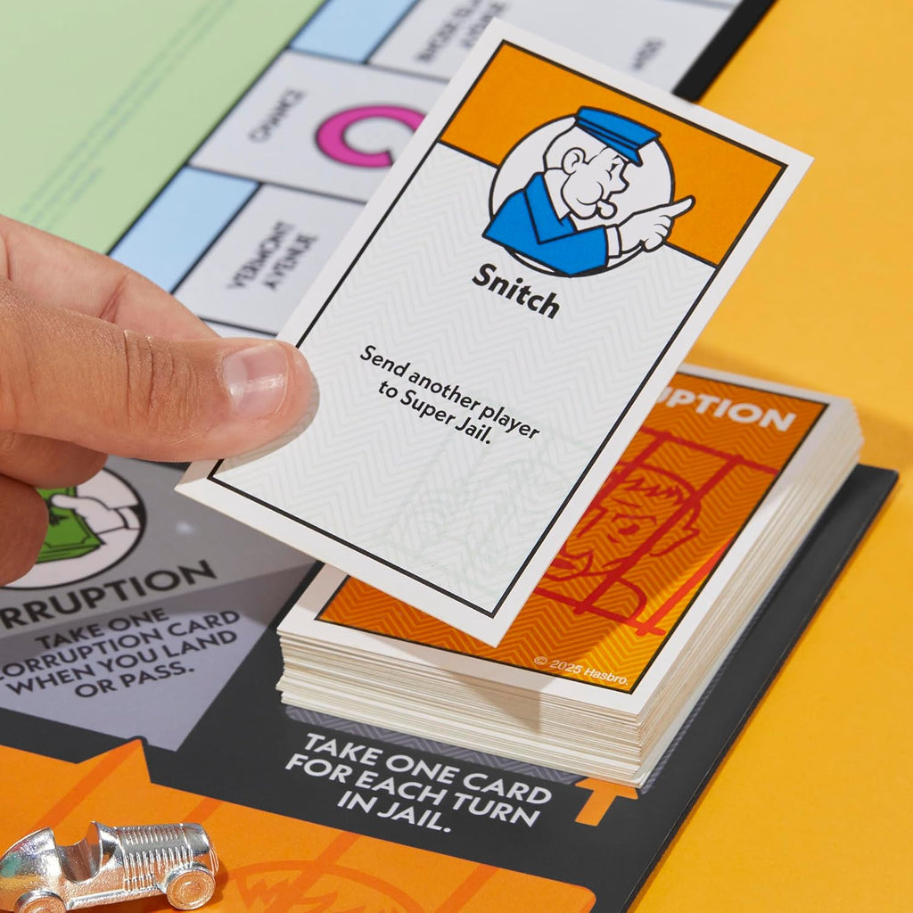 Snaps Monopoly Classic Board Game – Family Strategy Game with 8 Tokens