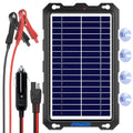12V Solar Battery Trickle Charger – 7.5W Waterproof Maintainer