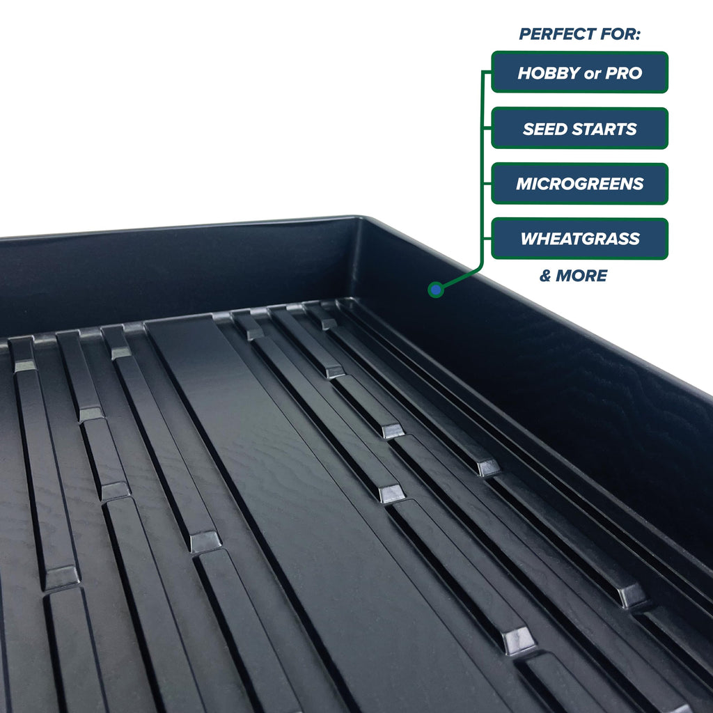 Jolof Store 10-Pack Plant Growing Trays – 20x10 No Drain Hole Seed Starters
