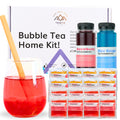 Bubble Tea Kit - 16 Servings Fruit Tea with Popping Boba