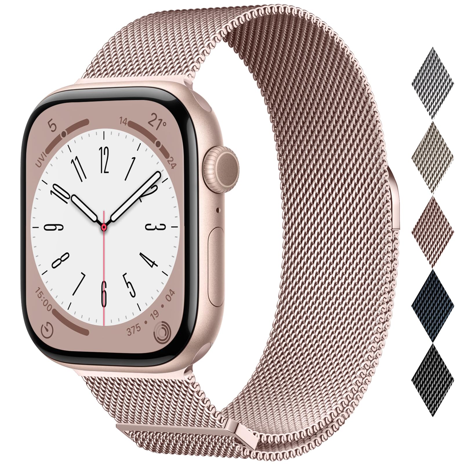 Milanese Loop Metal Band for Apple Watch - Magnetic Clasp