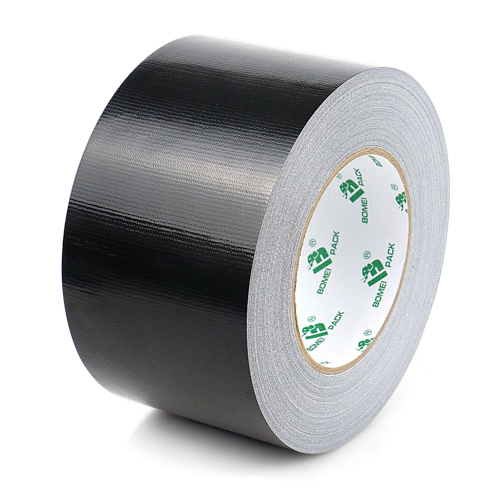 BOMEI PACK Black Heavy Duty Duct Tape | 75mm x 50m Waterproof Gaffer Tape