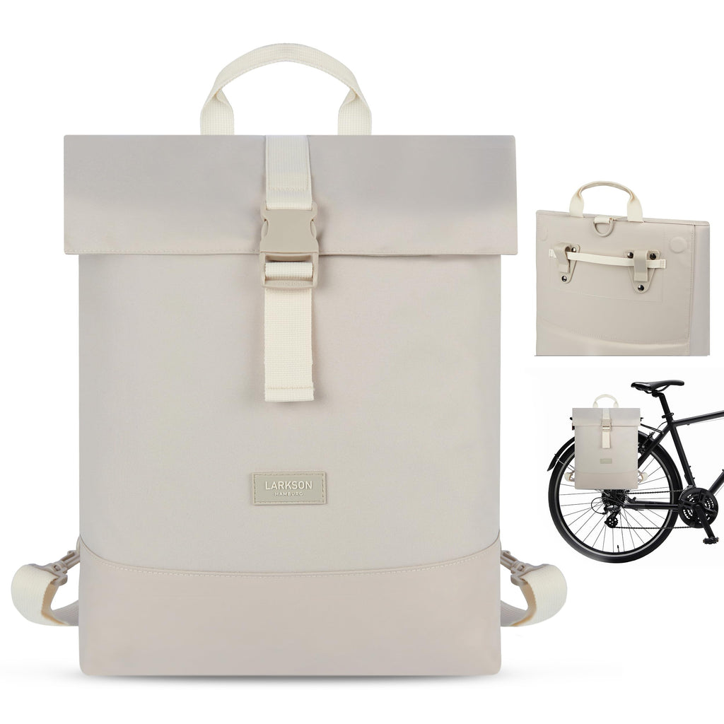 LARKSON Tammo 2-in-1 Bike Pannier Backpack | Recycled Water-Repellent Bag