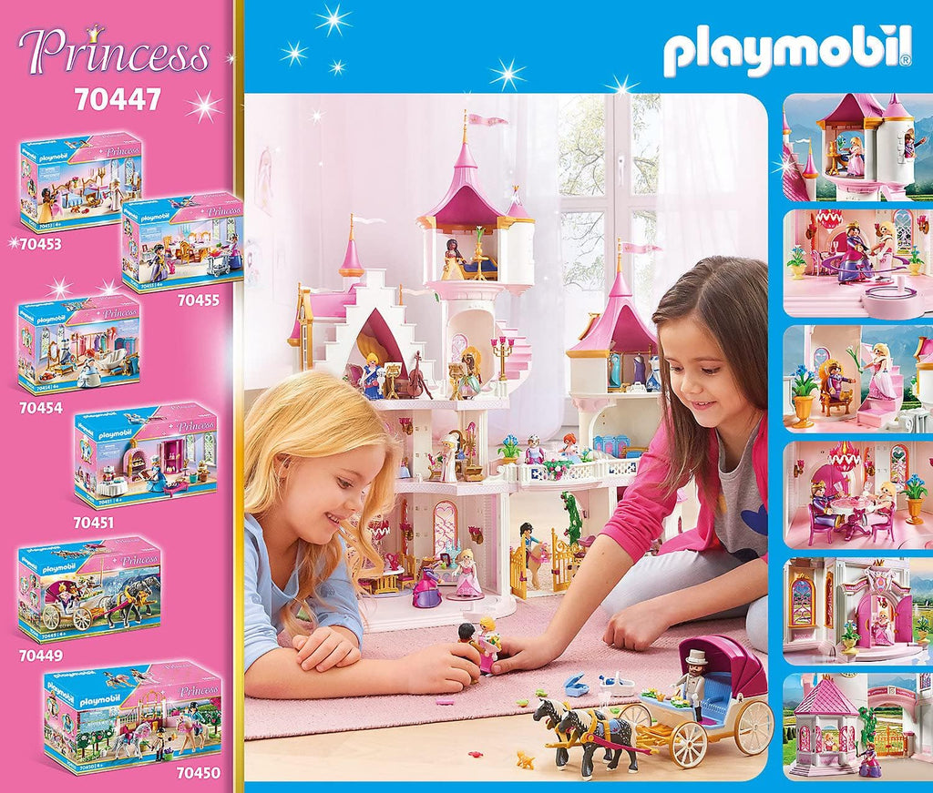 Playmobil 70447 Large Princess Castle – 648-Piece Dollhouse Playset