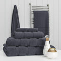 Egyptian Cotton 2-Piece Luxury Towel Set – Charcoal Grey