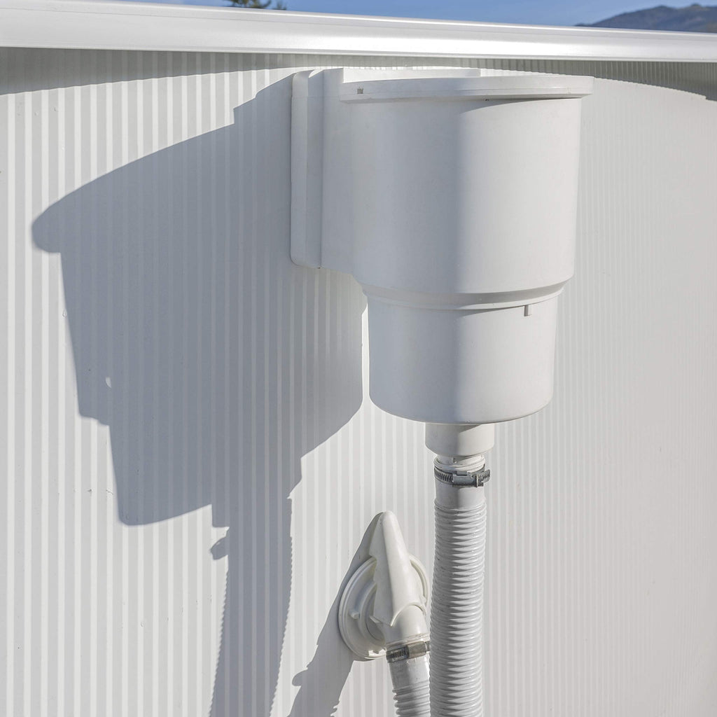 Gre AR100 Standard Pool Skimmer with Inlet Valve - White ABS Filter System