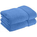 100% Egyptian Cotton Bath Sheets - 600 GSM Cobalt, 2 Pack