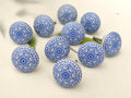 ARTISNO Blue Ceramic Knobs | Handmade Pottery Cabinet Pulls | Set of 10
