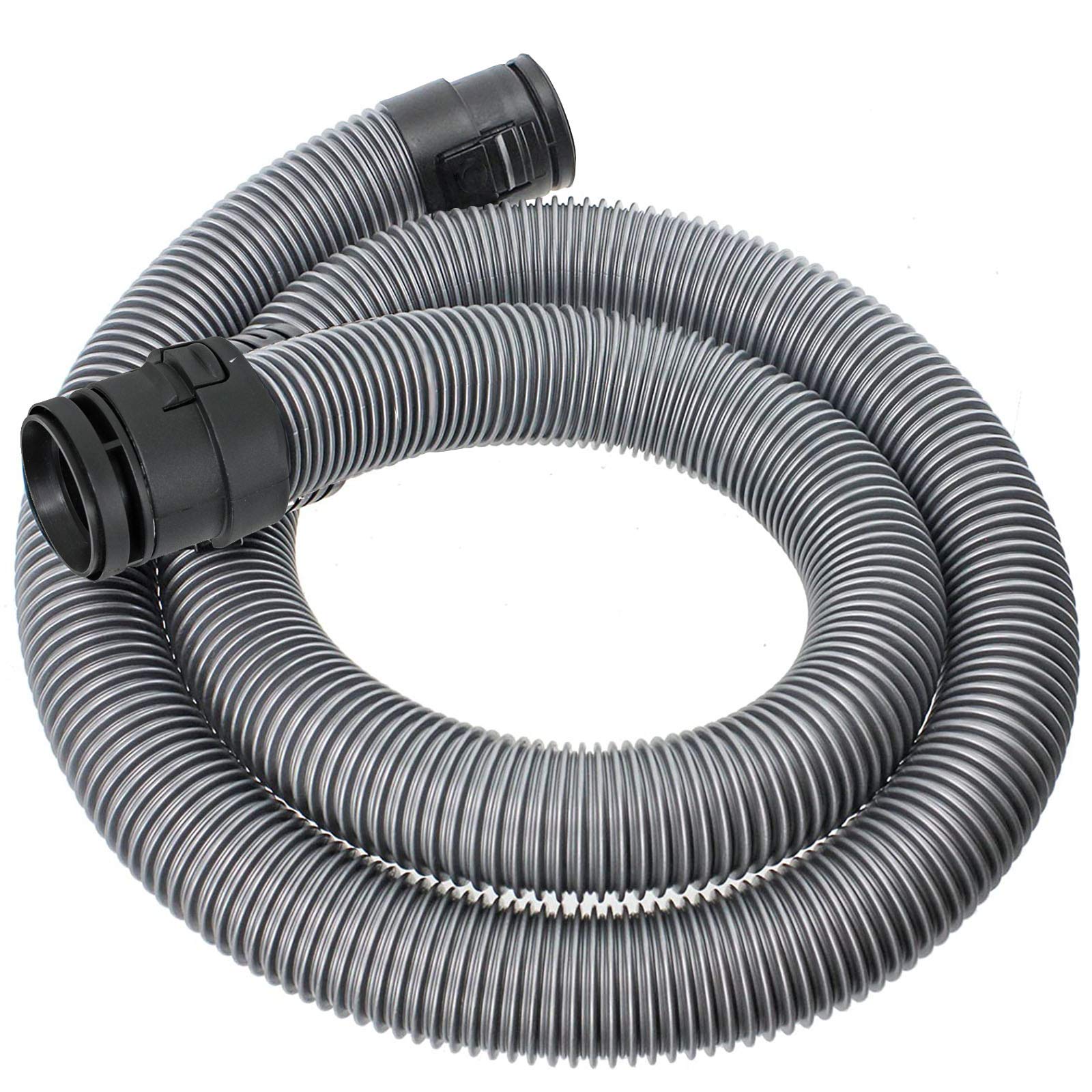 SPARES2GO 2.0m Vacuum Hose for Miele C1 Classic Junior | 38mm Silver
