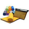 gipfelsport Microfibre Towel – Quick Dry Travel & Gym Towel, Yellow, L