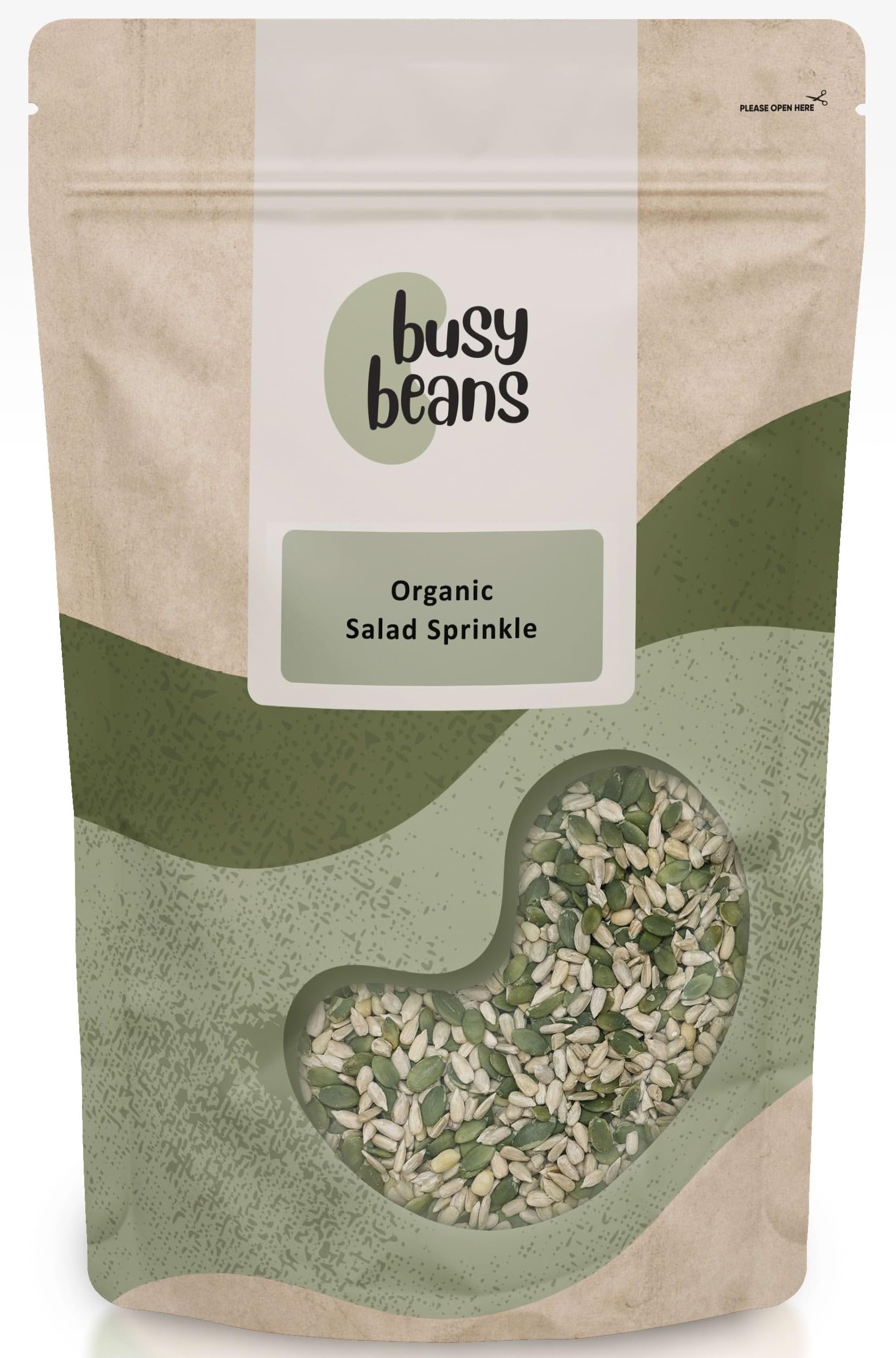 Busy Beans Organic Salad Sprinkle - Sunflower, Pumpkin & Pine Nuts - 1kg