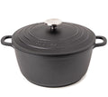 Nuovva Non-Stick Aluminium Casserole Pot – 4L Deep Dutch Oven, 24cm