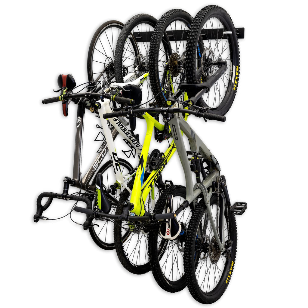 Jolof Store BLAT 4 Bike Rack - Heavy Duty Steel Garage Wall Mount