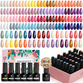 Phoenixy 42 Pcs Gel Nail Polish Set | 36 Colors Soak Off UV Nail Kit