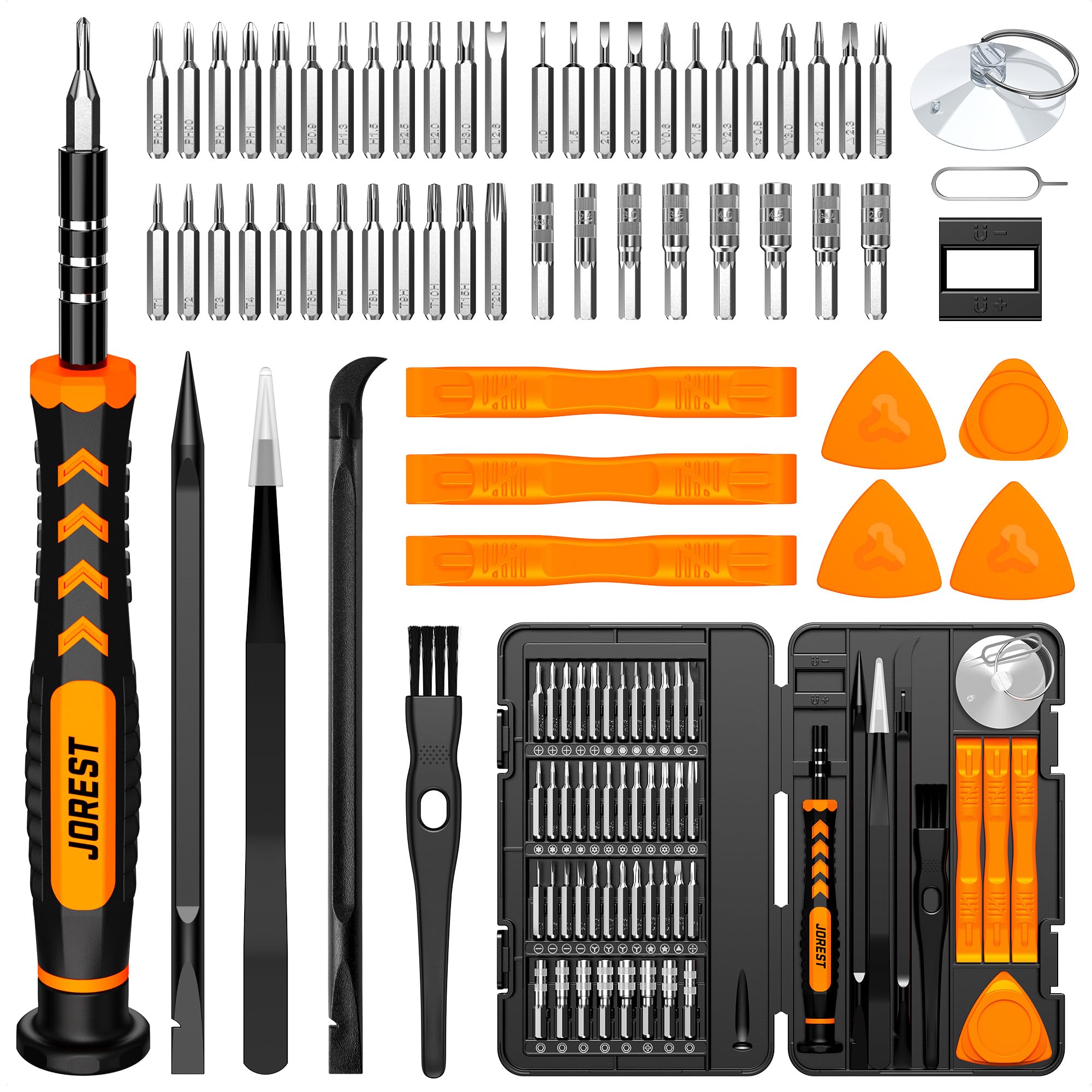 JOREST 59Pcs Precision Screwdriver Set - Mini Repair Tool Kit for Electronics