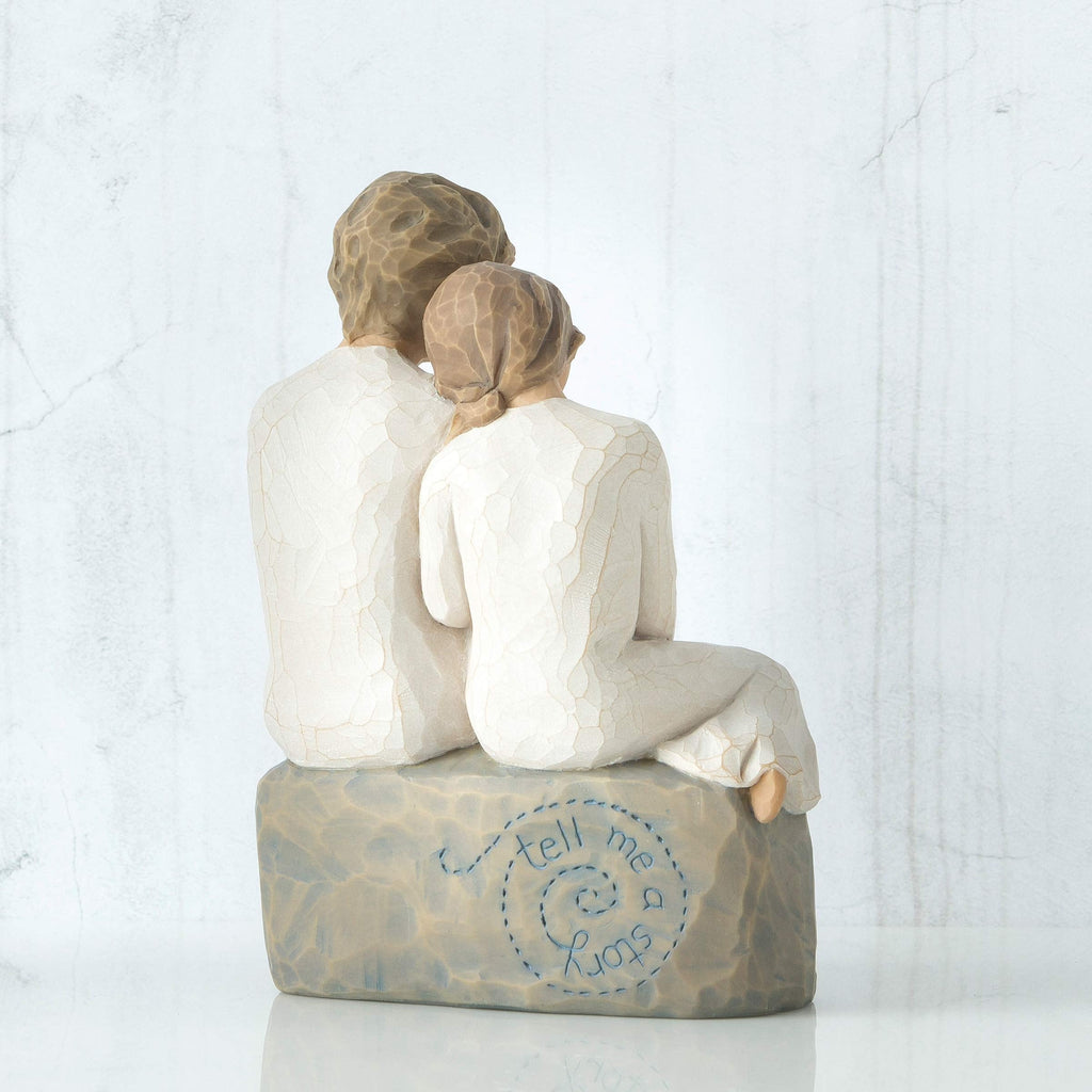 Willow Tree With My Grandmother Figurine – Hand-Painted Resin Sculpture