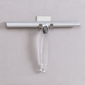Shower Squeegee – 12" Stainless Steel Glass Wiper with Hook