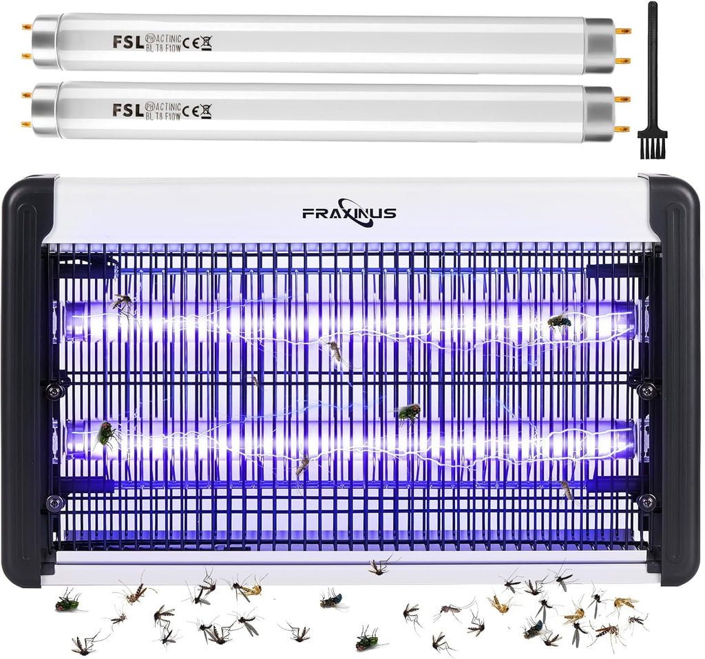 FRAXINUS Electric Bug Zapper – 4200V Mosquito Killer Lamp with 20W UV Light