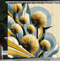 Abakuhaus Floral Eucalyptus Shower Curtain | Waterproof Fabric, 175x200cm