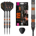 Target Darts RVB 80 Black G2 Steel Tip Darts | 21g 80% Tungsten Swiss Point