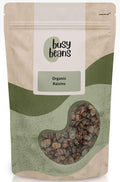 Busy Beans Organic Sun Dried Raisins | Certified Organic Snack - 1kg