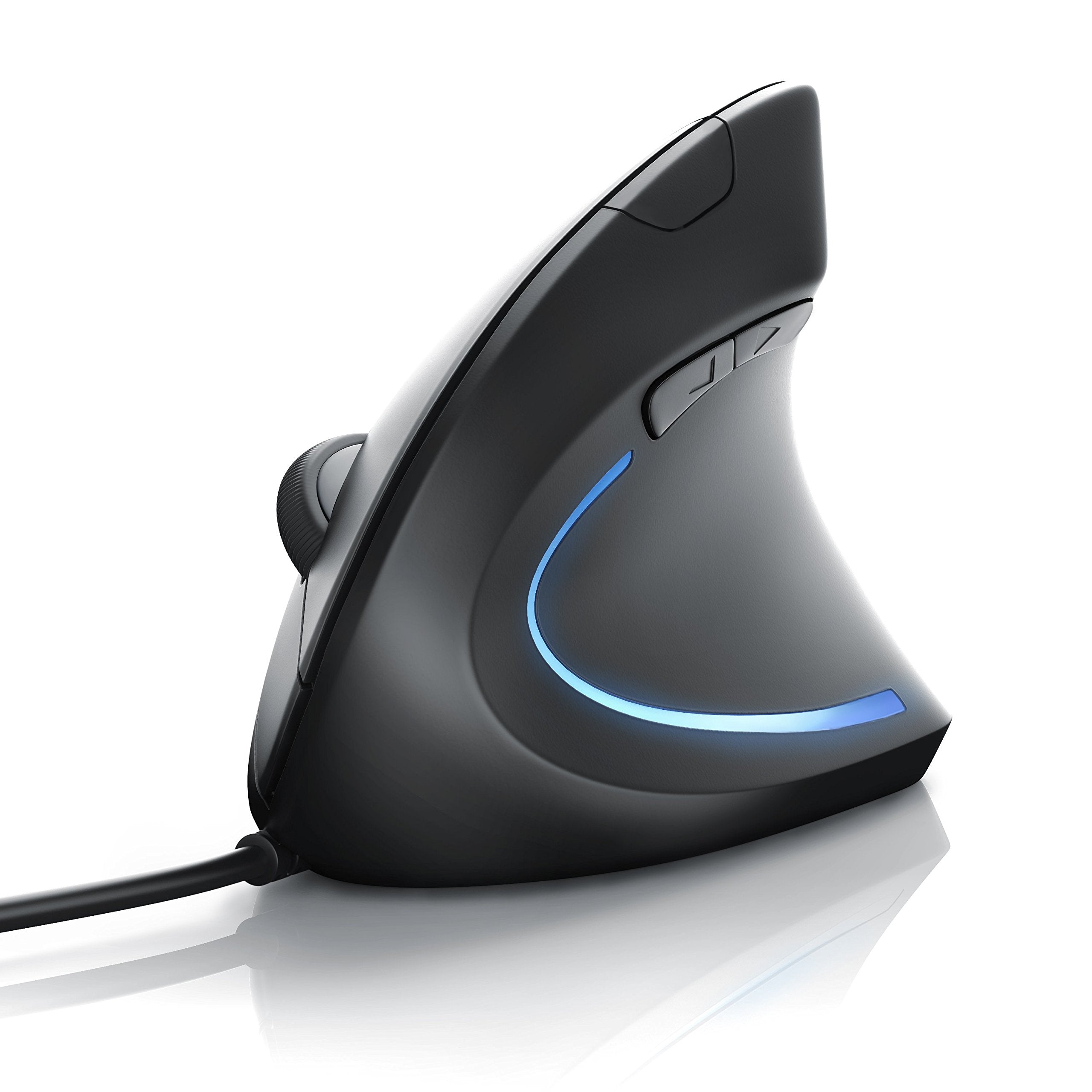 CSL Vertical Ergonomic USB Mouse – Wired Optical 1600 DPI TM137U