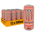 Monster Energy Peachy Keen Sugar Free Energy Drink - 500ml (Pack of 12)