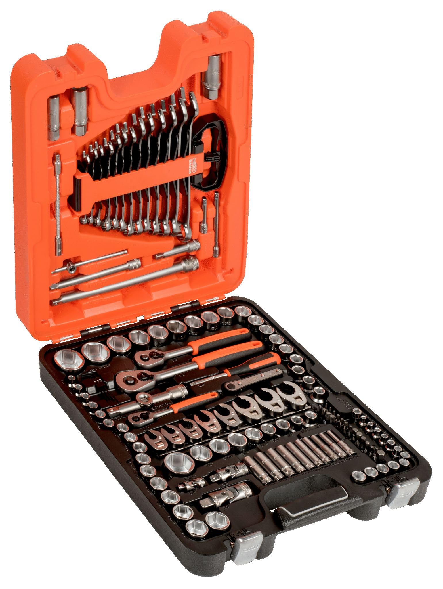 Bahco S138 Socket & Mechanical Tool Set, 1/4, 3/8, 1/2 Drive, 138pc