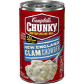Campbell's Chunky New England Clam Chowder – Canned Seafood Soup, 18.8 oz