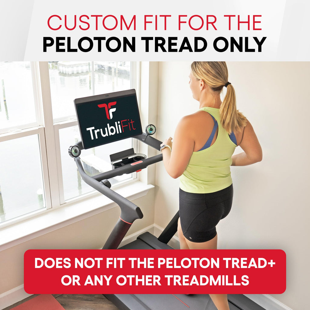 TrubliFit Dual Fan for Peloton Tread | 3-Speed Adjustable Cooling Fan