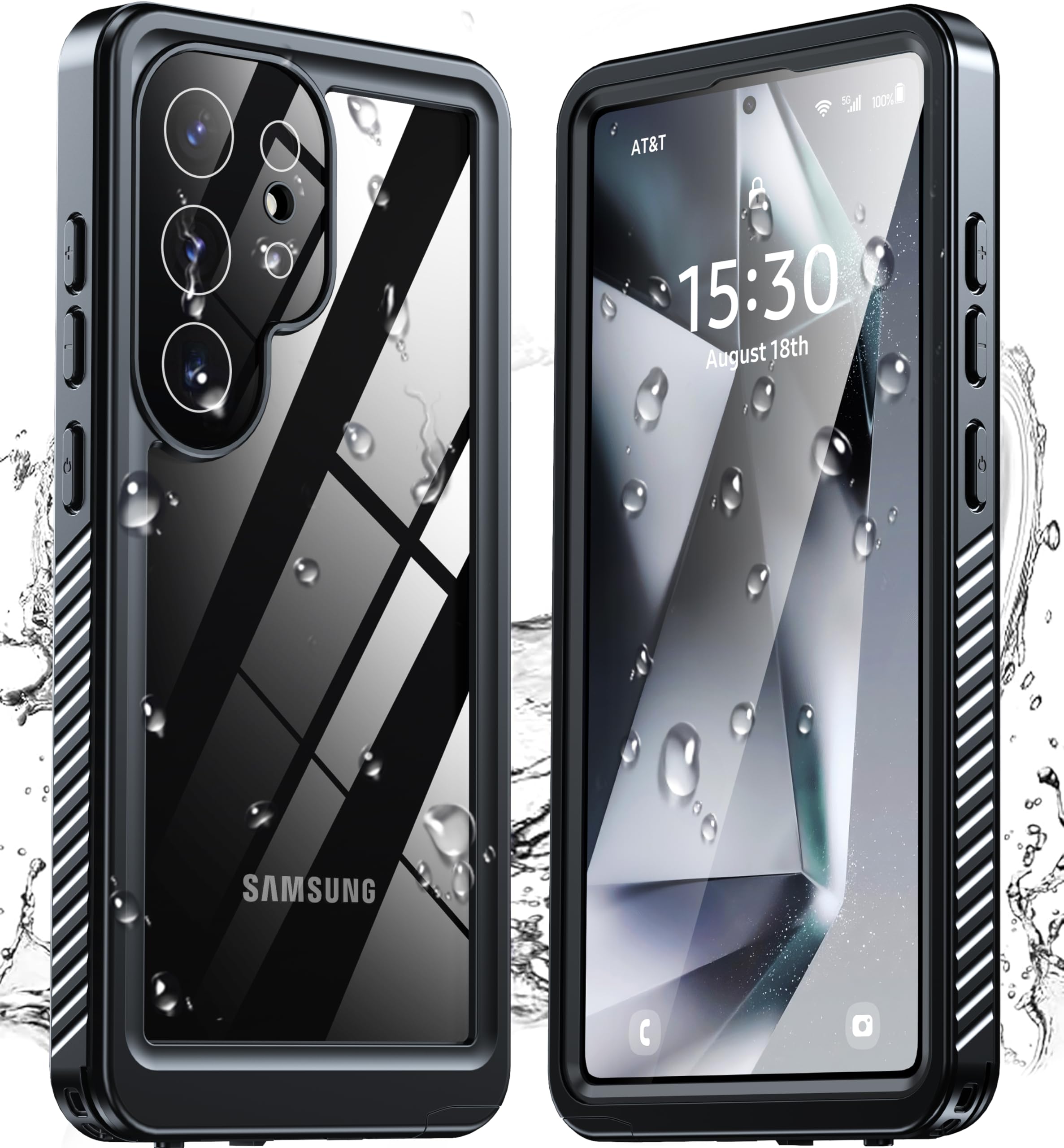 ANTSHARE Samsung Galaxy S25 Ultra Case | IP68 Waterproof Full Body Cover