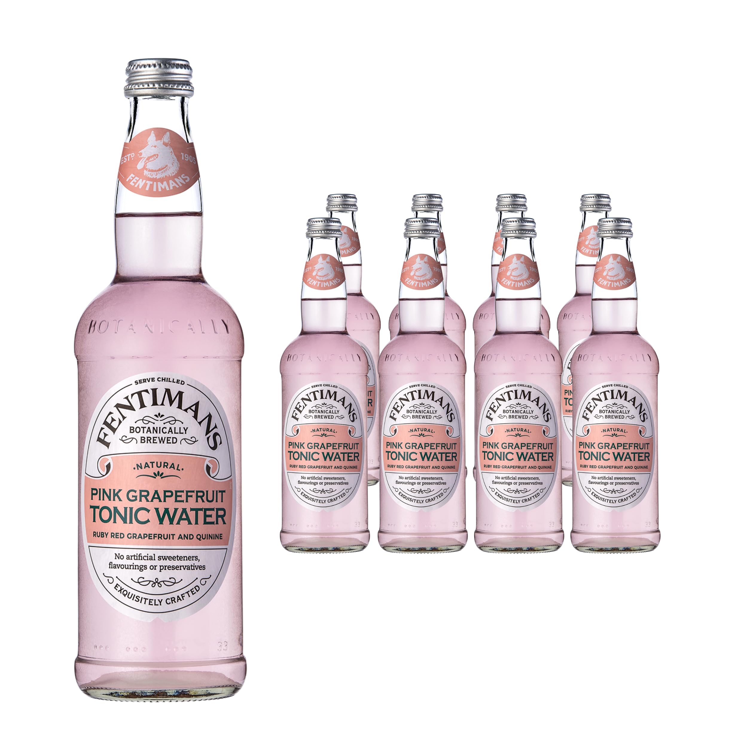 Fentimans Pink Grapefruit Tonic Water – Botanically Brewed Mixer