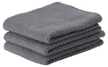 Zone Denmark Cotton Cleaning Cloths – 100% Cotton, Cool Grey, Set of 3