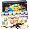Shuttle Art Permanent Fabric Paint Set - 18 Colors for Clothes & Shoes