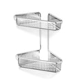 Robert Welch Burford Double Corner Shower Basket | 18/10 Stainless Steel