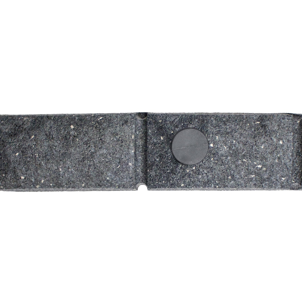 Nicoman Roman Castle Stone Effect Rubber Garden Edging - Grey, 2 Pack