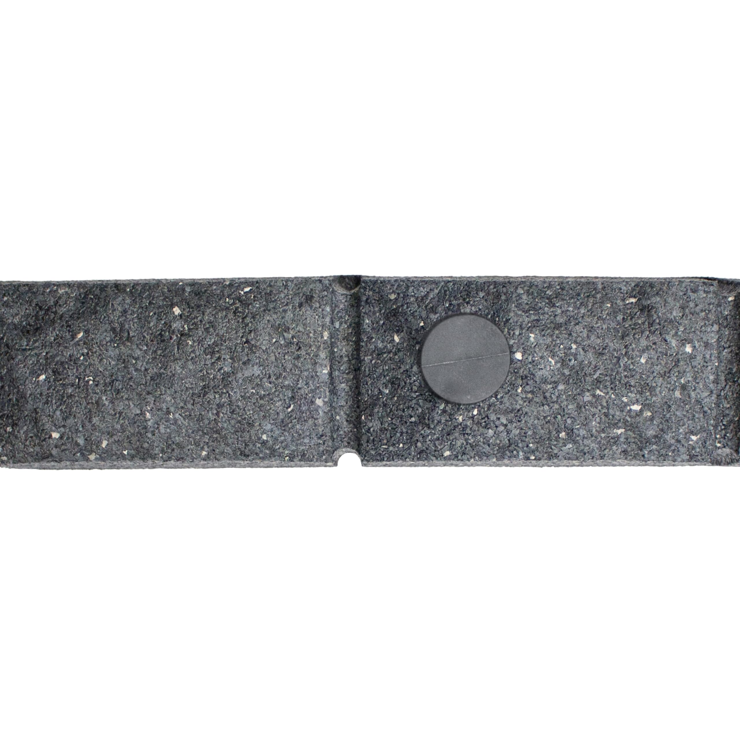 Nicoman Roman Castle Stone Effect Rubber Garden Edging - Grey, 2 Pack