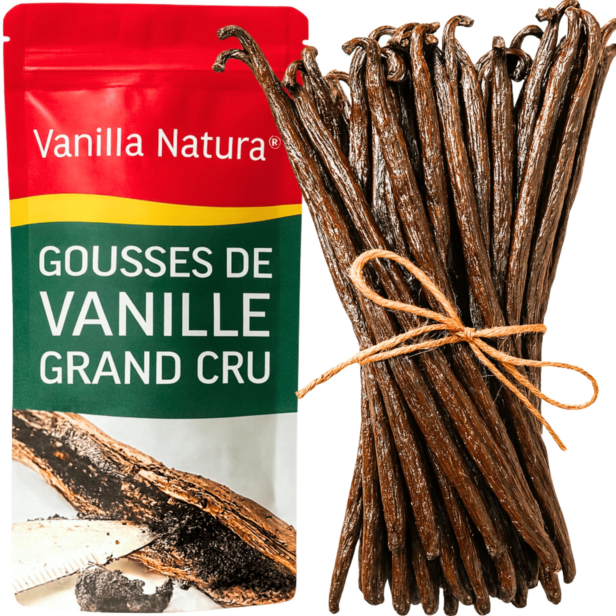 Vanilla Natura - 50 Grand Cru Vanilla Pods, 14-16cm Extra Quality