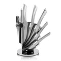 Tower 7 Piece Stainless Steel Knife Set with Rotating Acrylic Block
