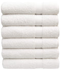 Jolof Store 100% Cotton Bath Towels Set of 6 – 515 GSM Absorbent Towels