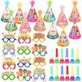 HOWAF 2026 New Years Eve Party Supplies Kit – 36pc Hats, Glasses & Blowers
