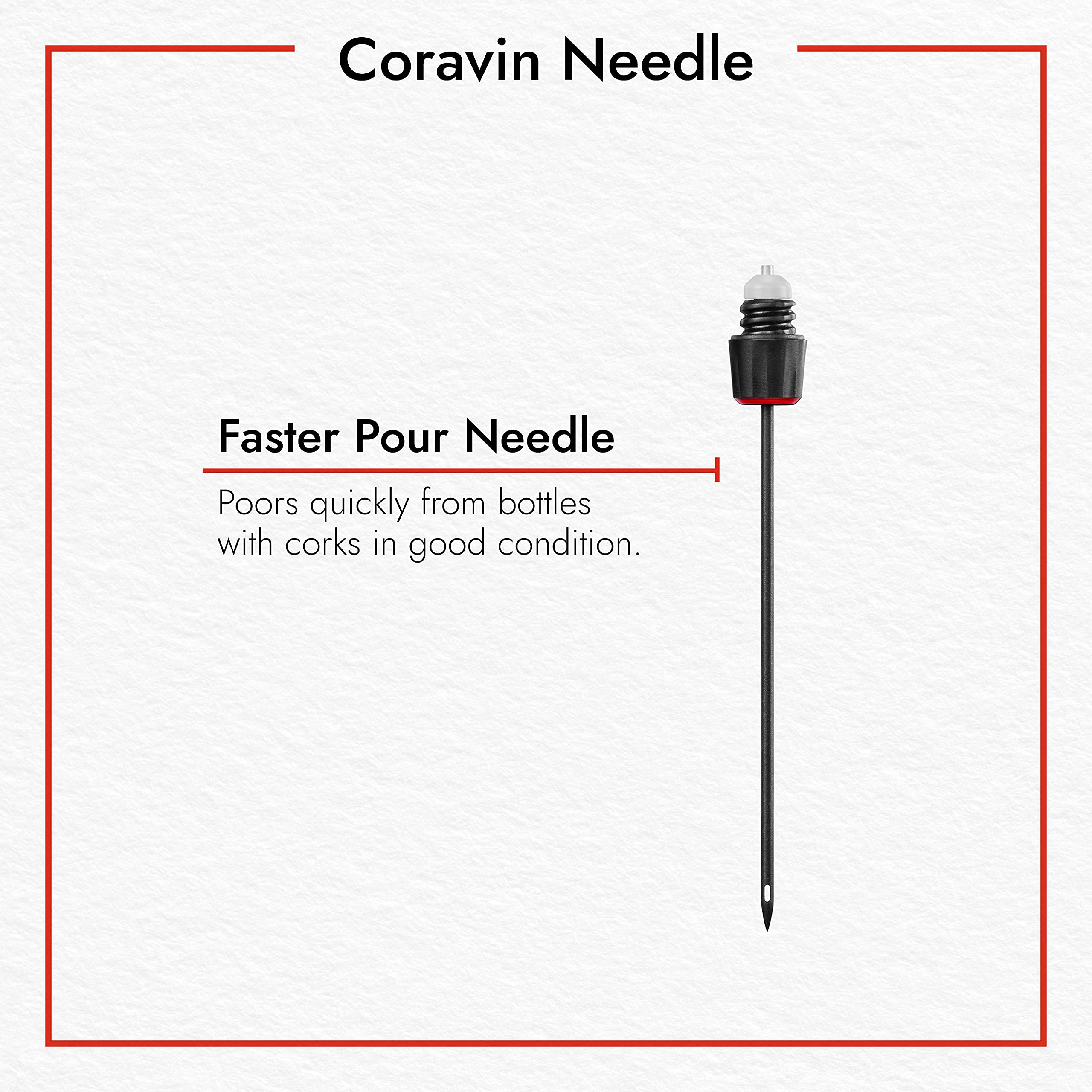 Coravin Timeless Fast Pour Needle – Wine Preservation Replacement