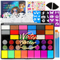 Face Painting Kit for Kids – 42 Colors with Stencils