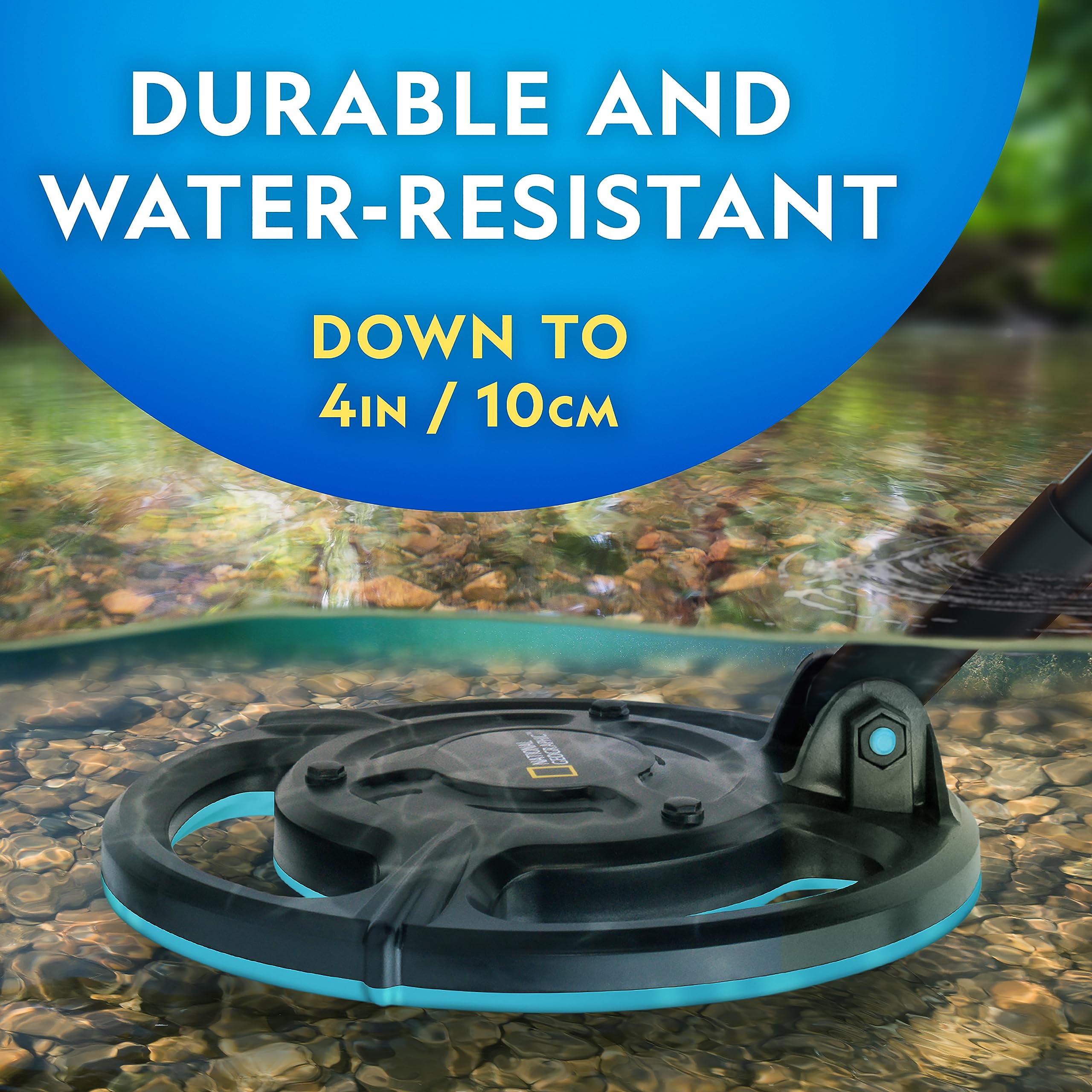 National Geographic Kids Metal Detector Kit with Waterproof Coil & Trowel