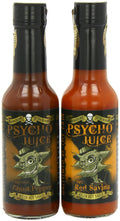 Psycho Juice Hot Sauce Pack: Smoked Ghost Pepper & Red Savina (2 Pack)